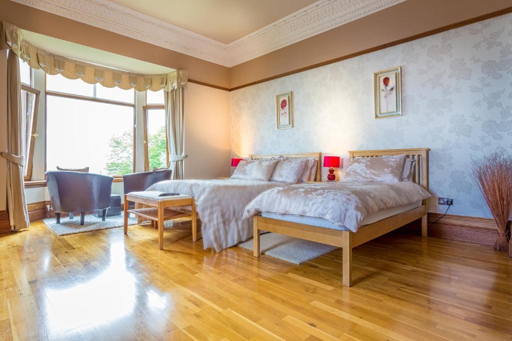 Postel nebo postele na pokoji v ubytování Thornbank House