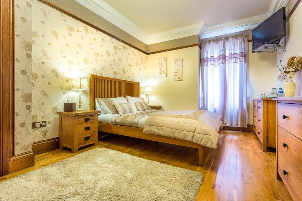 Postel nebo postele na pokoji v ubytování Thornbank House
