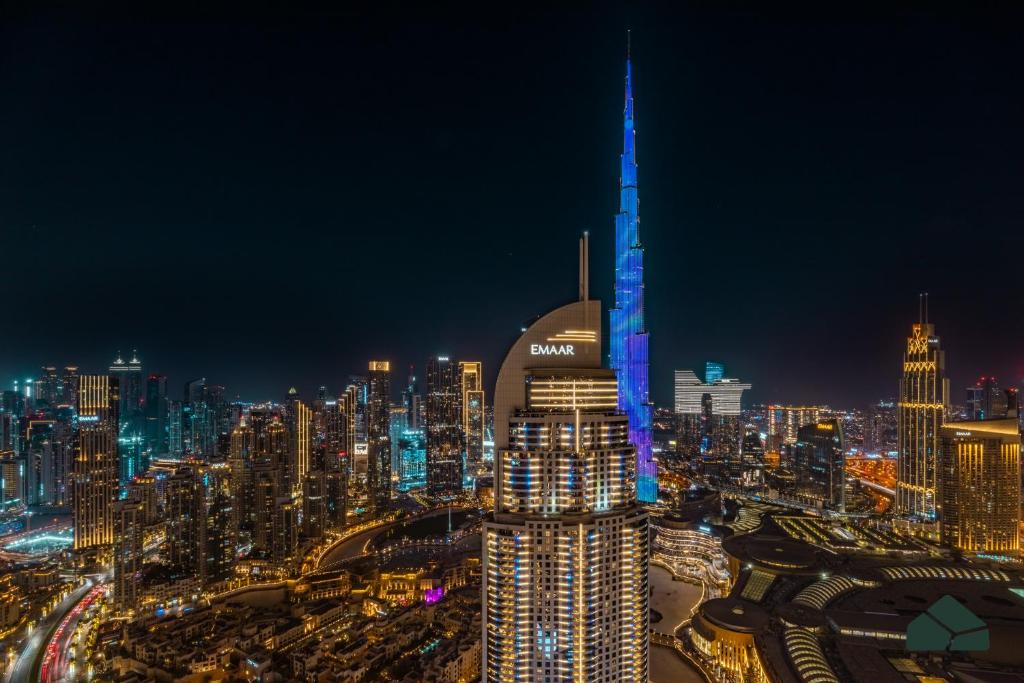 High Floor 2BR with Full Burj View by BMS