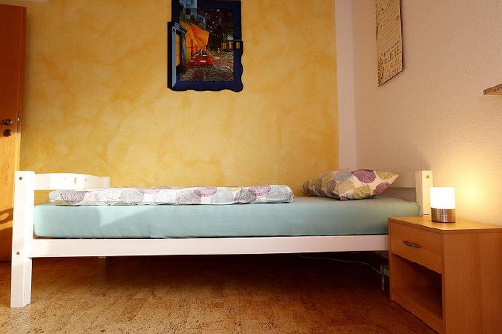Postel nebo postele na pokoji v ubytování Haus Reichenbach