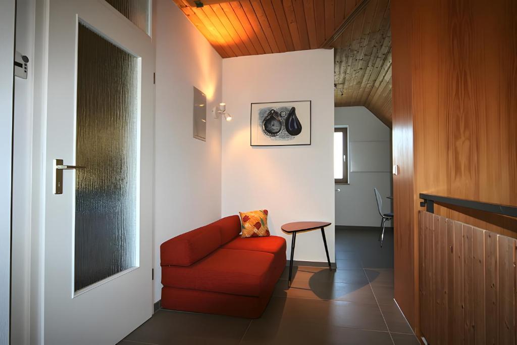 Posezení v ubytování Gästehaus Perlmuschel