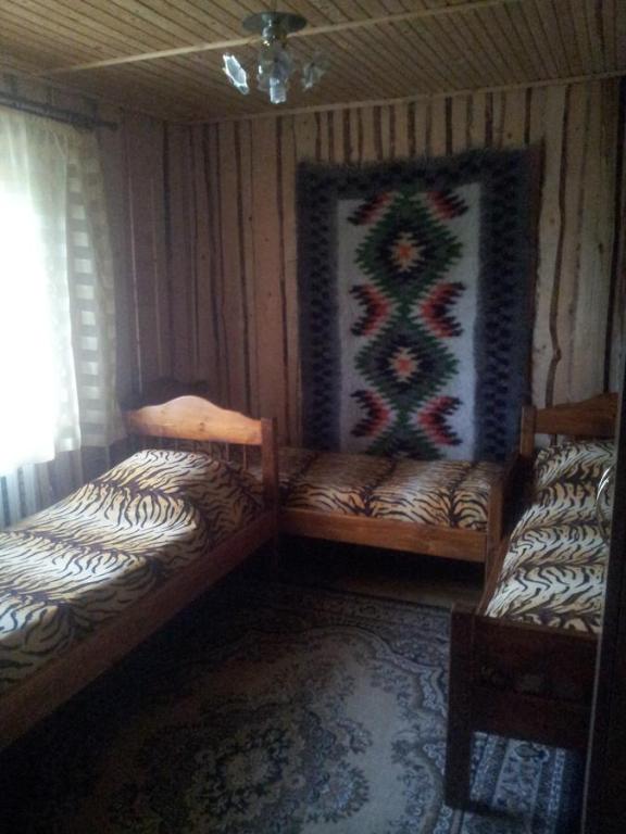 En eller flere senge i et værelse på Shovkova Kosytsia