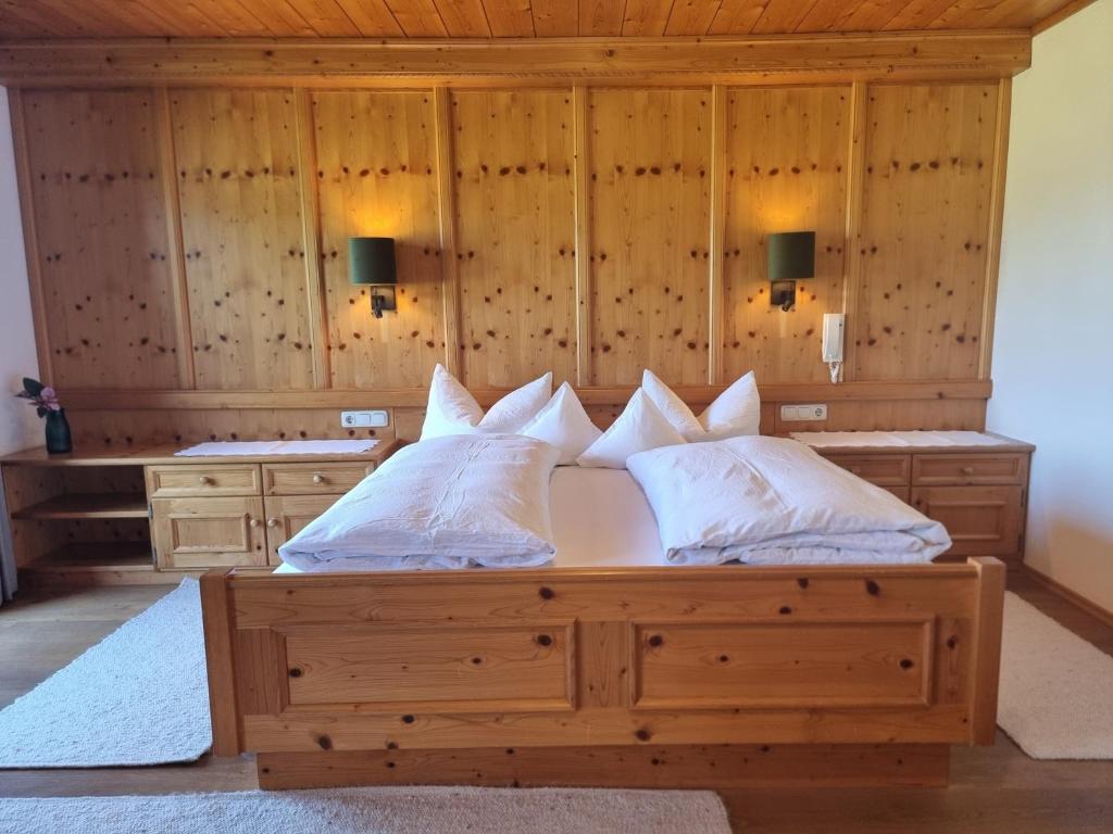 Postel nebo postele na pokoji v ubytování Menkenhof