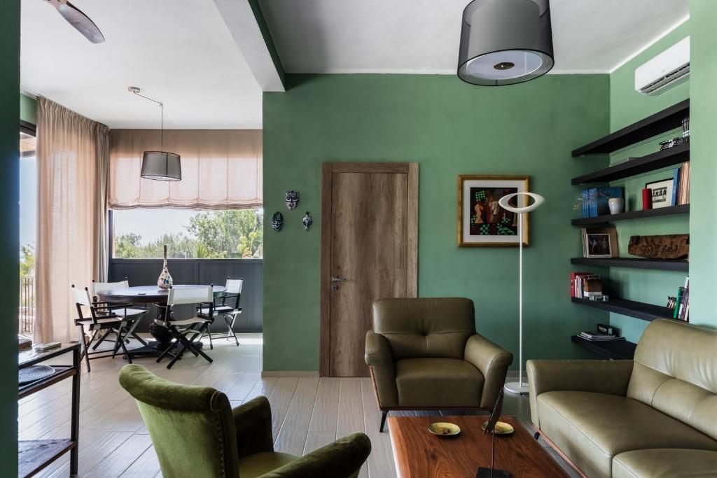 Posezení v ubytování Agriturismo Val Di Noto