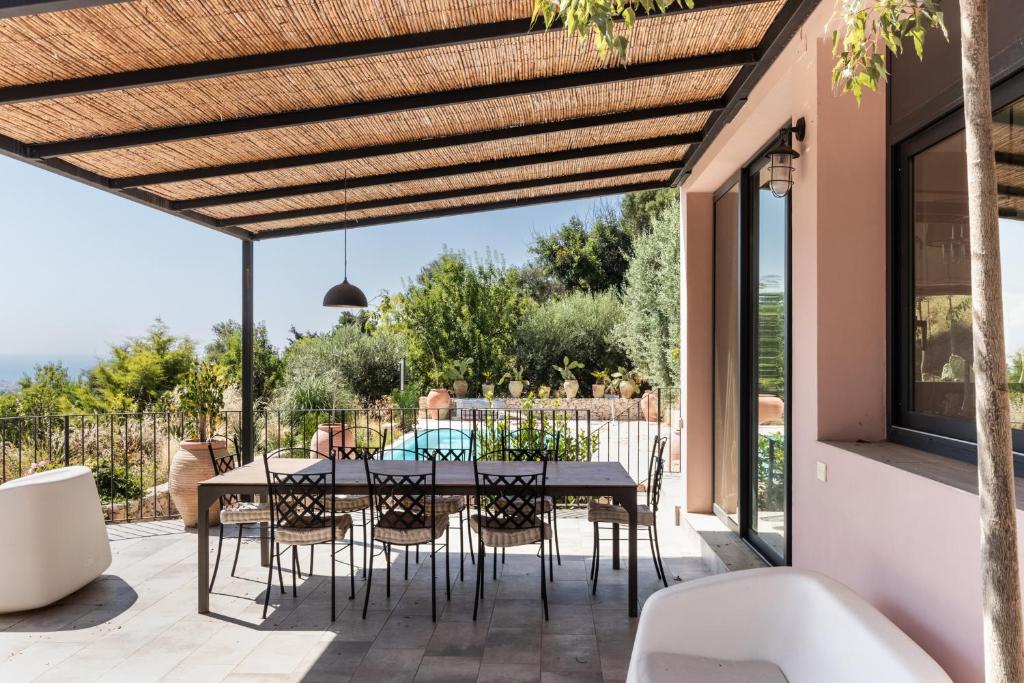 Balkón nebo terasa v ubytování Agriturismo Val Di Noto