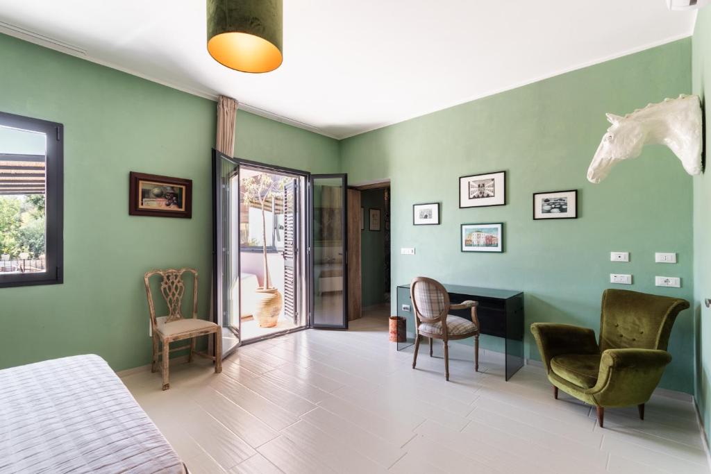 Posezení v ubytování Agriturismo Val Di Noto