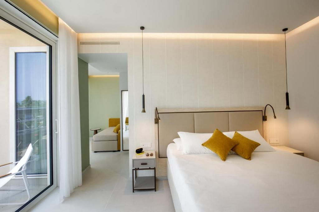 Ambasciatori Suite Hotel客房内的一张或多张床位