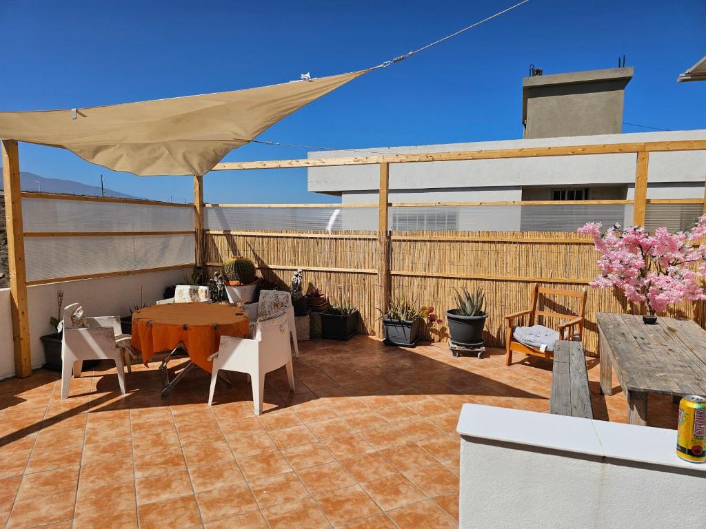 Balkón alebo terasa v ubytovaní B&B La Caleta Zimmer 3