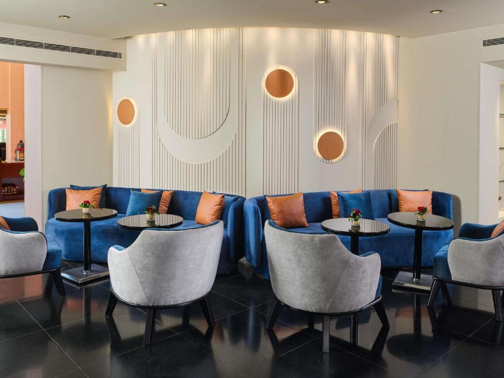 Posezení v ubytování Sofitel Cairo Nile El Gezirah