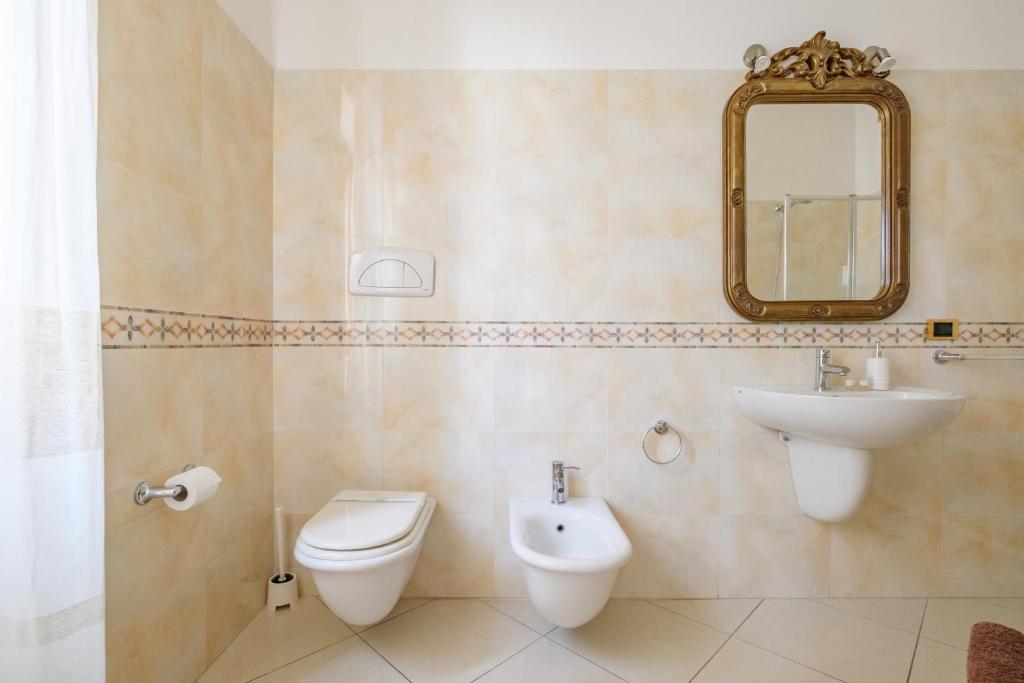 Koupelna v ubytování B&B Artemisia