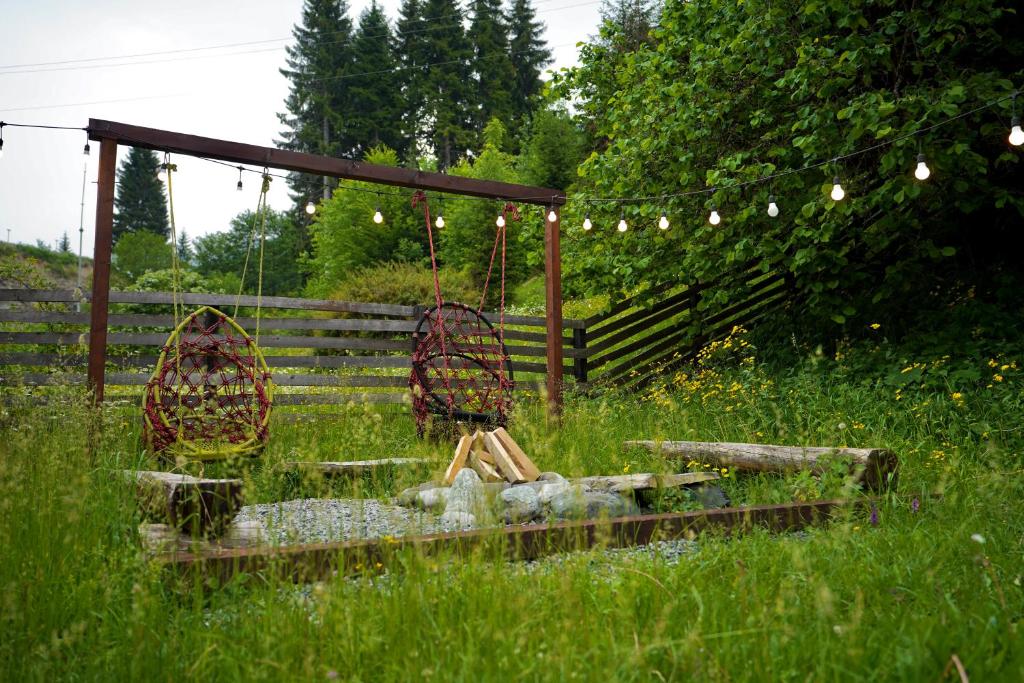 Zahrada ubytování Mountain Cabins