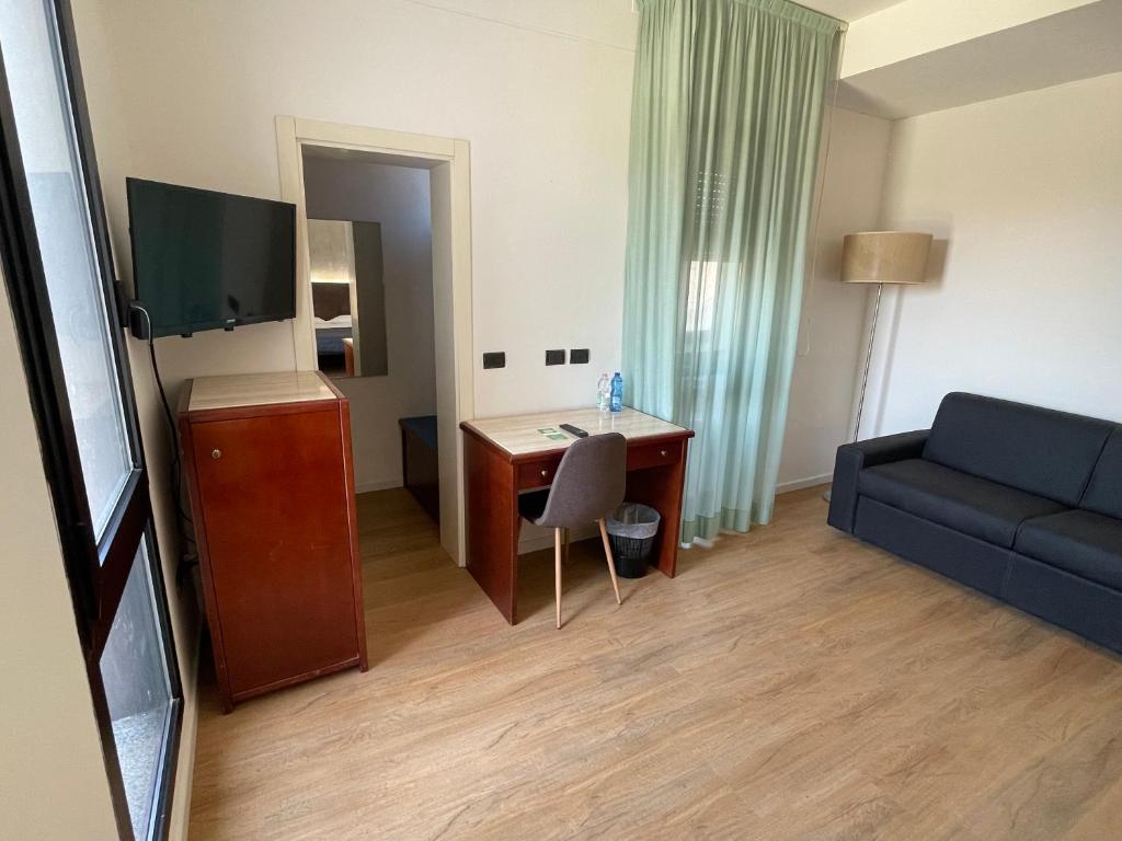 Kuchyň nebo kuchyňský kout v ubytování Hotel Sirena - B&B