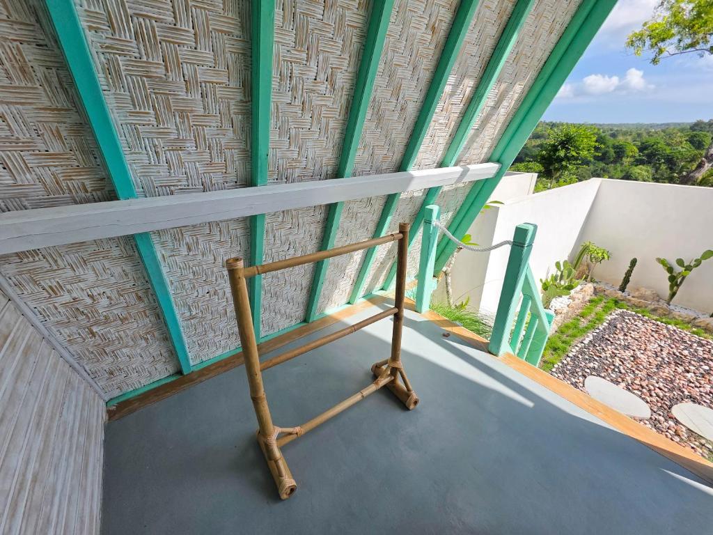 Balkón nebo terasa v ubytování Secret Triangle