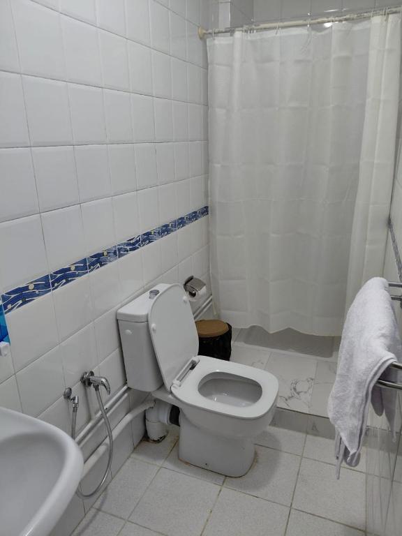 Koupelna v ubytování Hôtel Ennassim