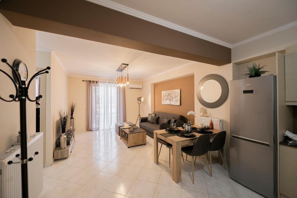 Et opholdsområde på Sparta View Suite Γ1