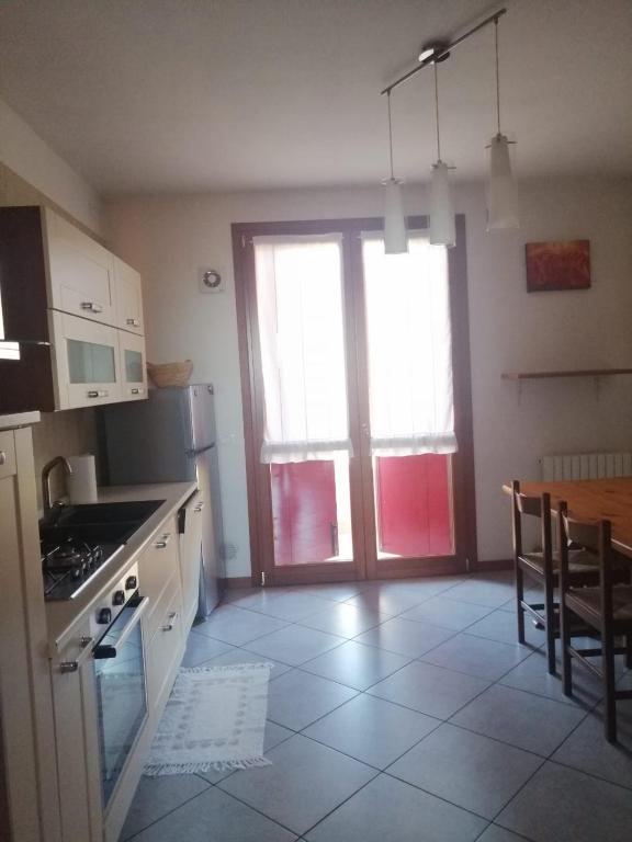 Kuchyň nebo kuchyňský kout v ubytování Roby's room