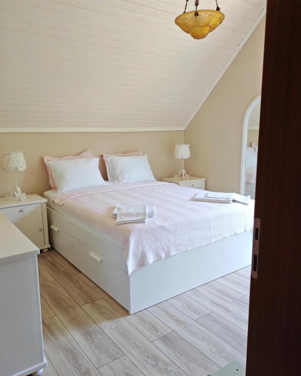 Postel nebo postele na pokoji v ubytování Kybele Resort