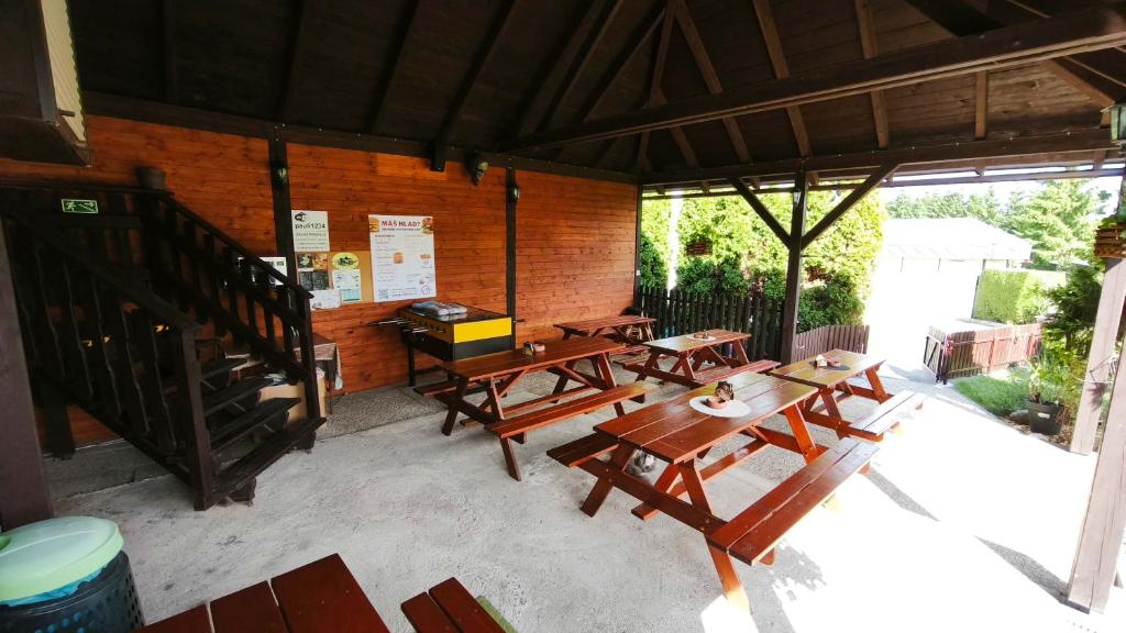 Balkón nebo terasa v ubytování Areál Pauli