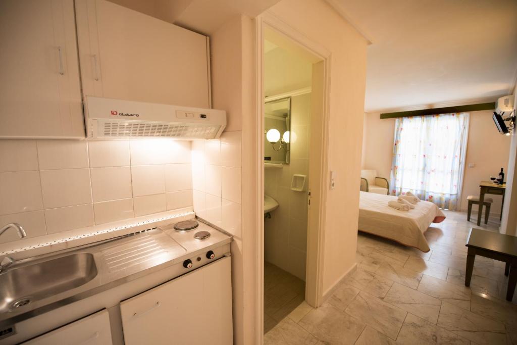 Koupelna v ubytování Hotel Niras