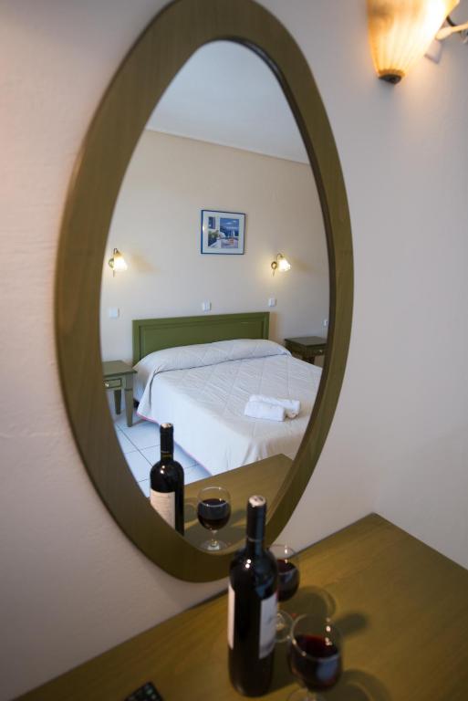 Postel nebo postele na pokoji v ubytování Hotel Niras