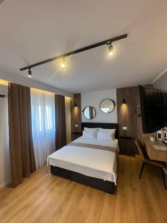 Postel nebo postele na pokoji v ubytování Hotel Sinan Han