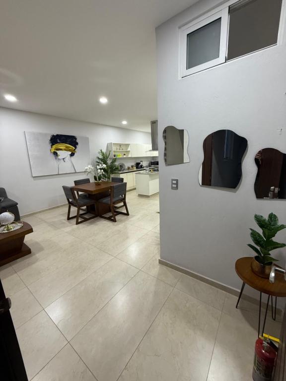 Posezení v ubytování Apartment Hidalgo