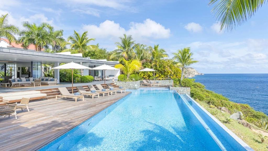 Caribbean Paradise With Golden Sunset Views