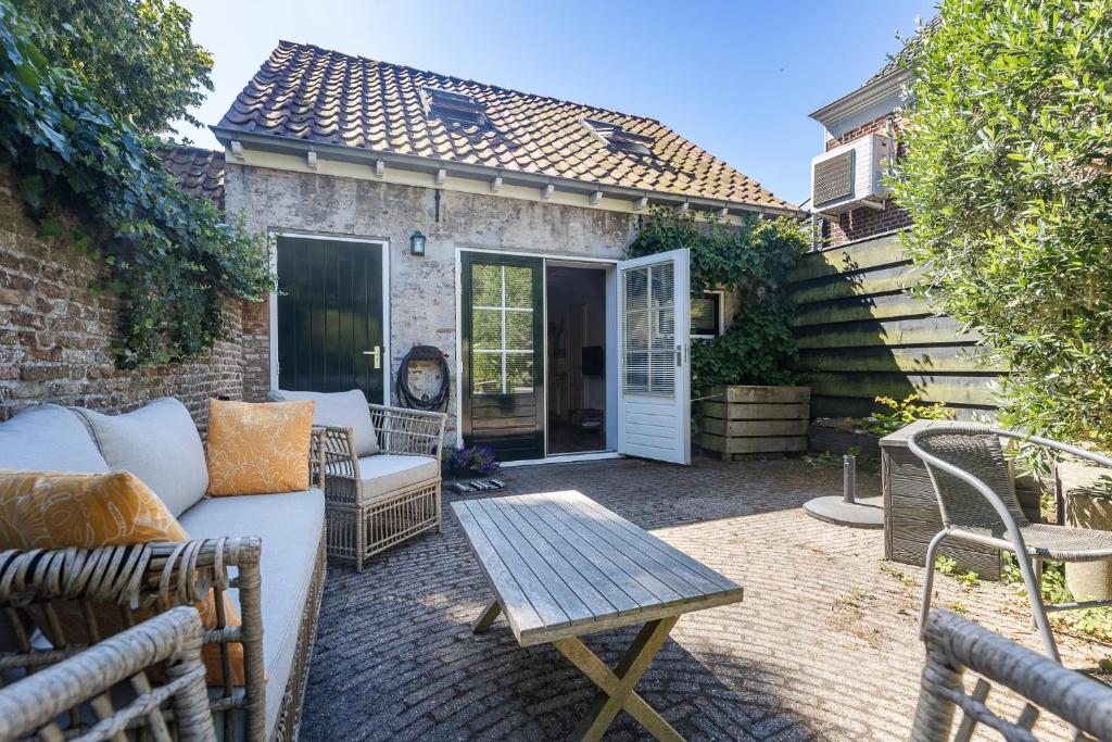 Zahrada ubytování Vrijvakantiehuis Kaai 61a, de Appelpit