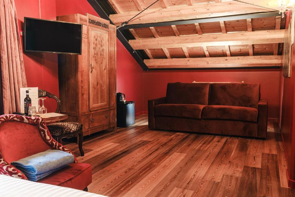Posezení v ubytování Agriturismo Le Volpi