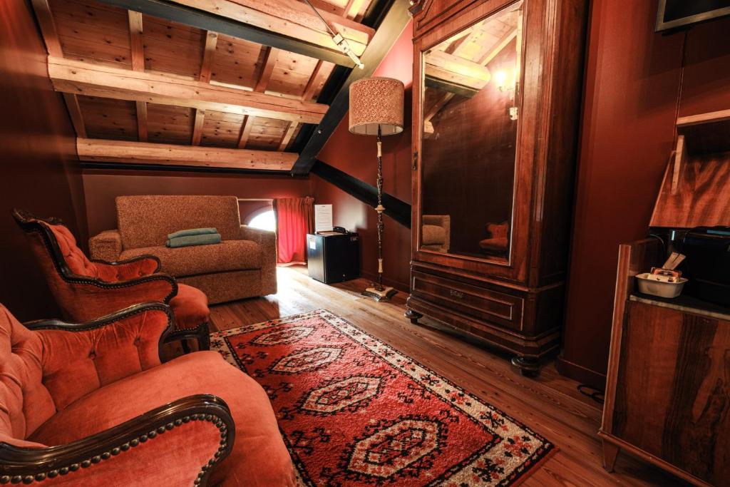 Posezení v ubytování Agriturismo Le Volpi