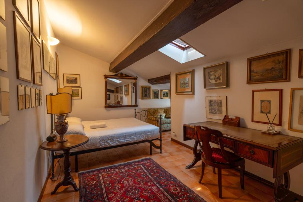 Postel nebo postele na pokoji v ubytování Suite Mazzini 23