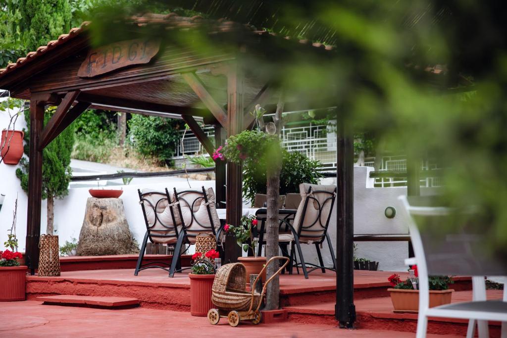 Patio nebo venkovní prostory v ubytování Fidgi