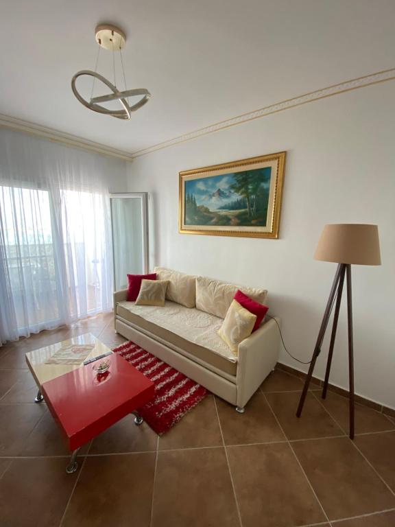 Posezení v ubytování Albi Apartmet beachfront in Shengjin