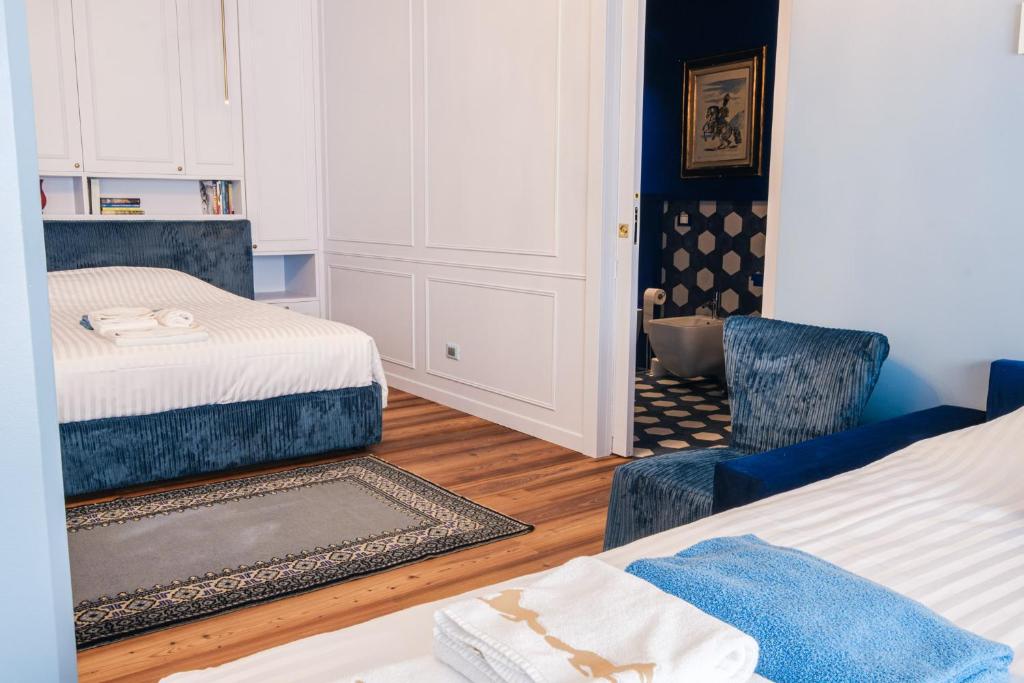 Postel nebo postele na pokoji v ubytování Agriturismo Le Volpi