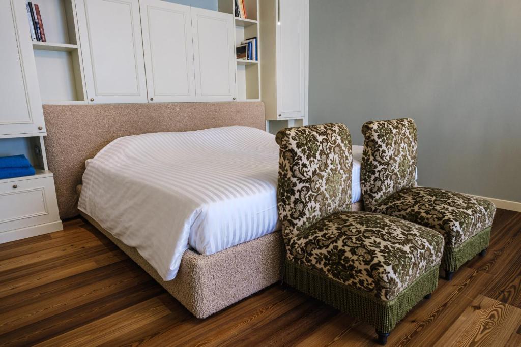 Postel nebo postele na pokoji v ubytování Agriturismo Le Volpi