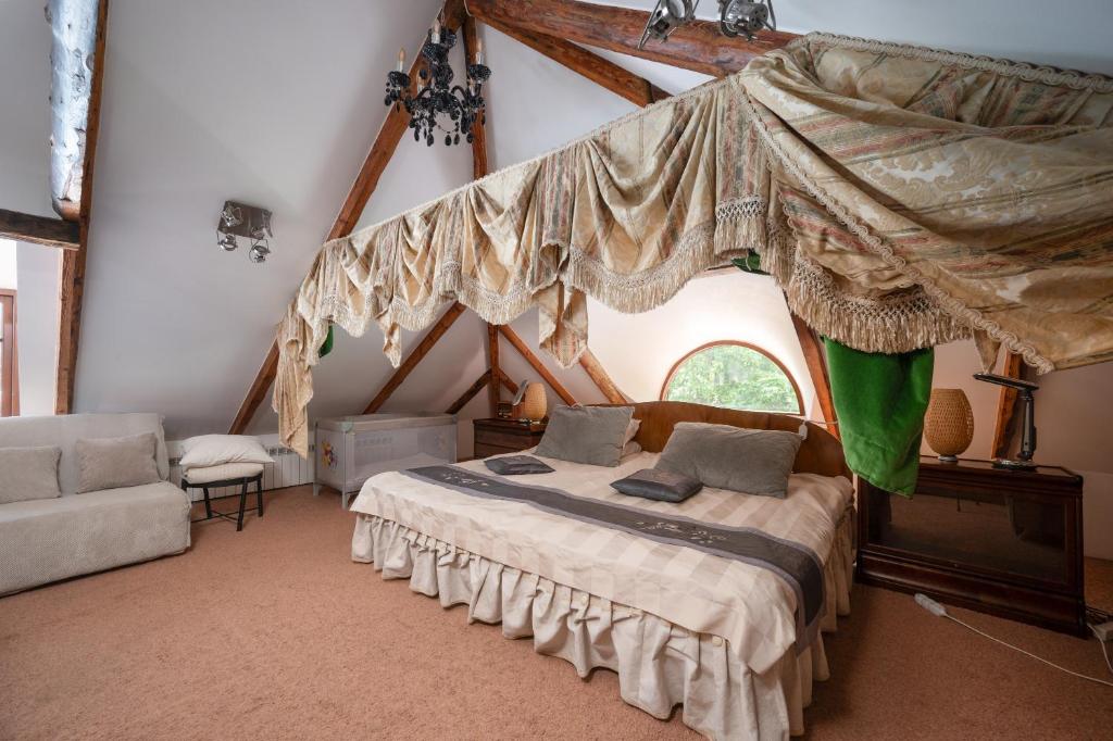 Кровать или кровати в номере Paivilla Boutique Hotel