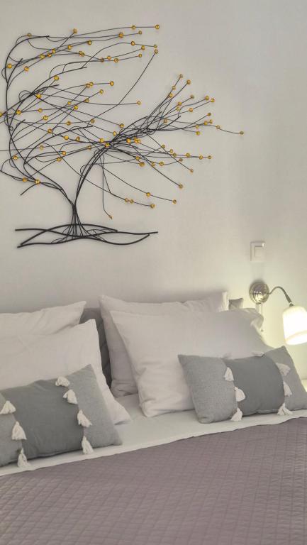 Posteľ alebo postele v izbe v ubytovaní Kalamia's cozy apartment