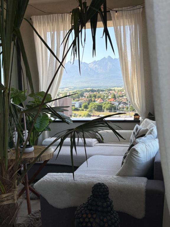 Posezení v ubytování Oáza Apartmán