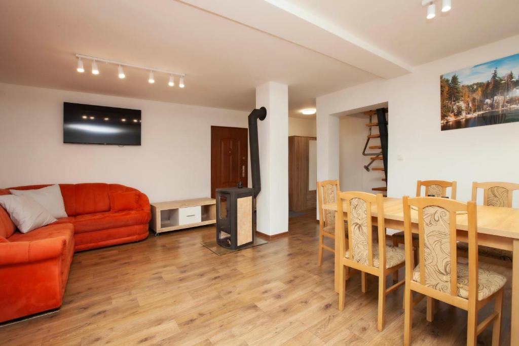 Posezení v ubytování Apartmány SKÁLY