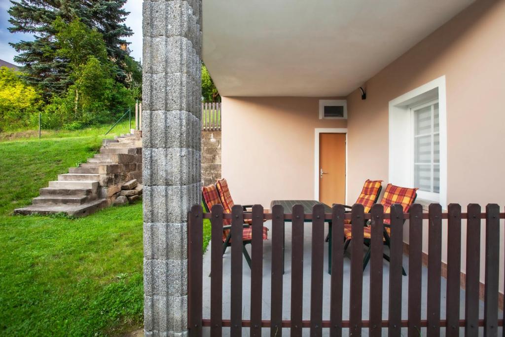 Zahrada ubytování Apartmány SKÁLY