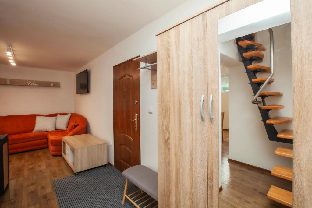 Posezení v ubytování Apartmány SKÁLY