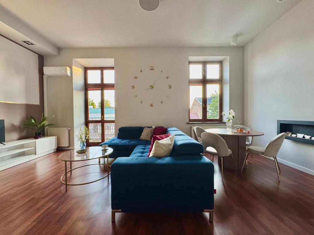 Χώρος καθιστικού στο Goldis Centrum Apartments