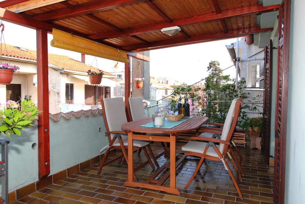 Balkón nebo terasa v ubytování Apartment Adriana
