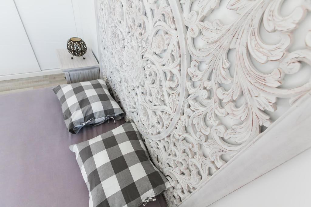 Postel nebo postele na pokoji v ubytování Vista Roses Mar - Villas Batik