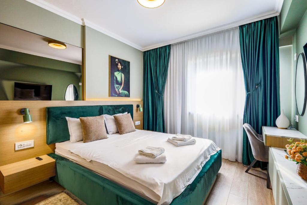 Ένα ή περισσότερα κρεβάτια σε δωμάτιο στο Apartment WIN 52