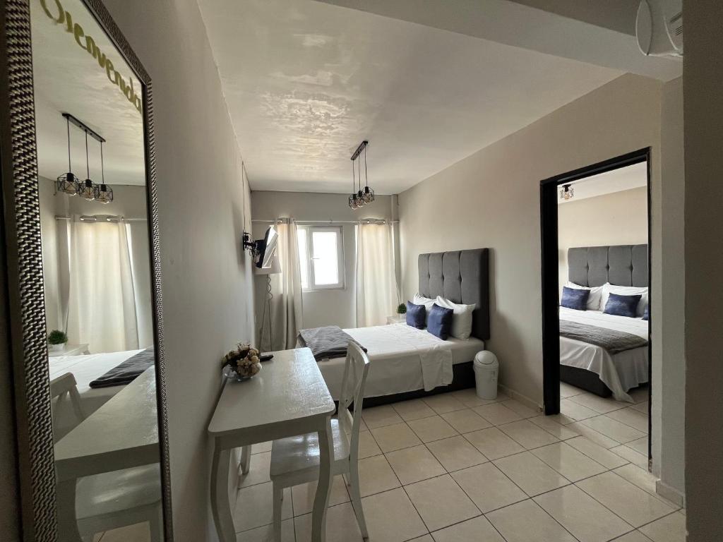 Postel nebo postele na pokoji v ubytování Hotel Venedik