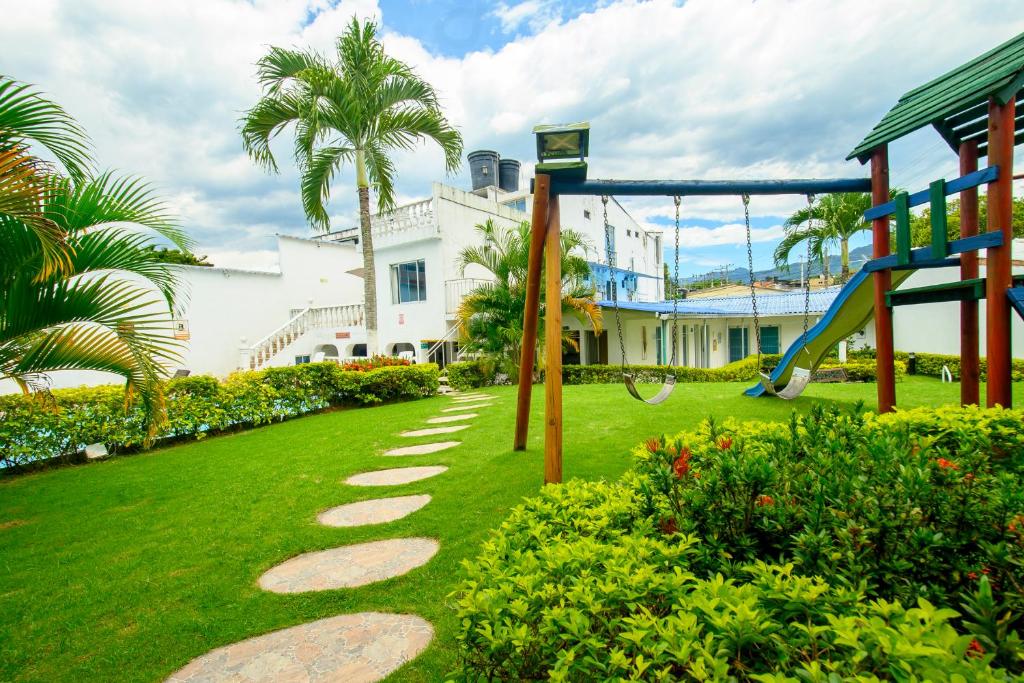 Zahrada ubytování Hotel Villeta Suite SPA
