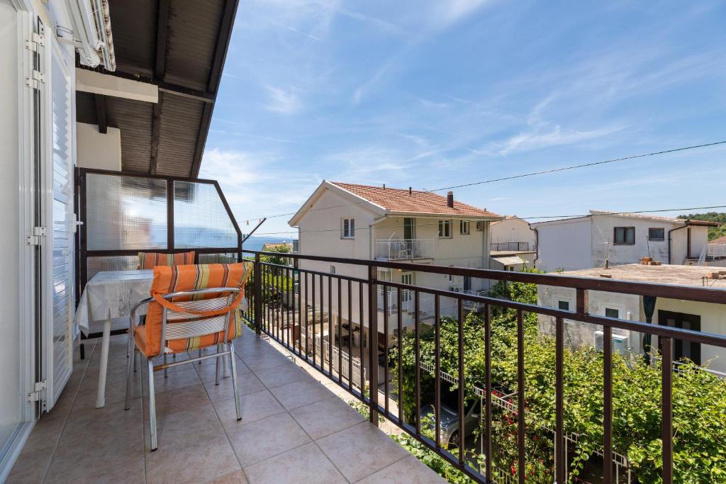 Balkón nebo terasa v ubytování Apartments by the sea Podaca, Makarska - 516