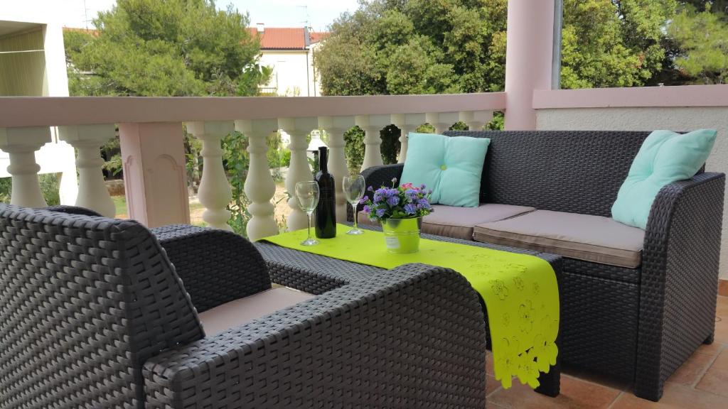 Balkón alebo terasa v ubytovaní Gardenia Apartments