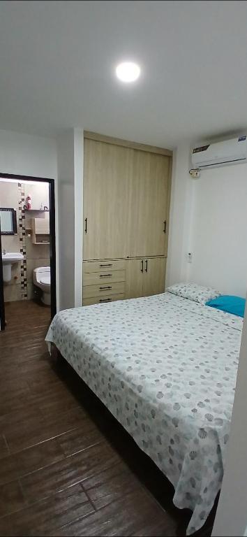 Postel nebo postele na pokoji v ubytování Estancias De Olon